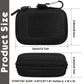 Sanwuta 4 Pcs Playing Card Case Hard EVA Travel Carrying Case for Classic Game Playing Card Box, 5 x 3.6 x 2.2 Inches (Not Inclu