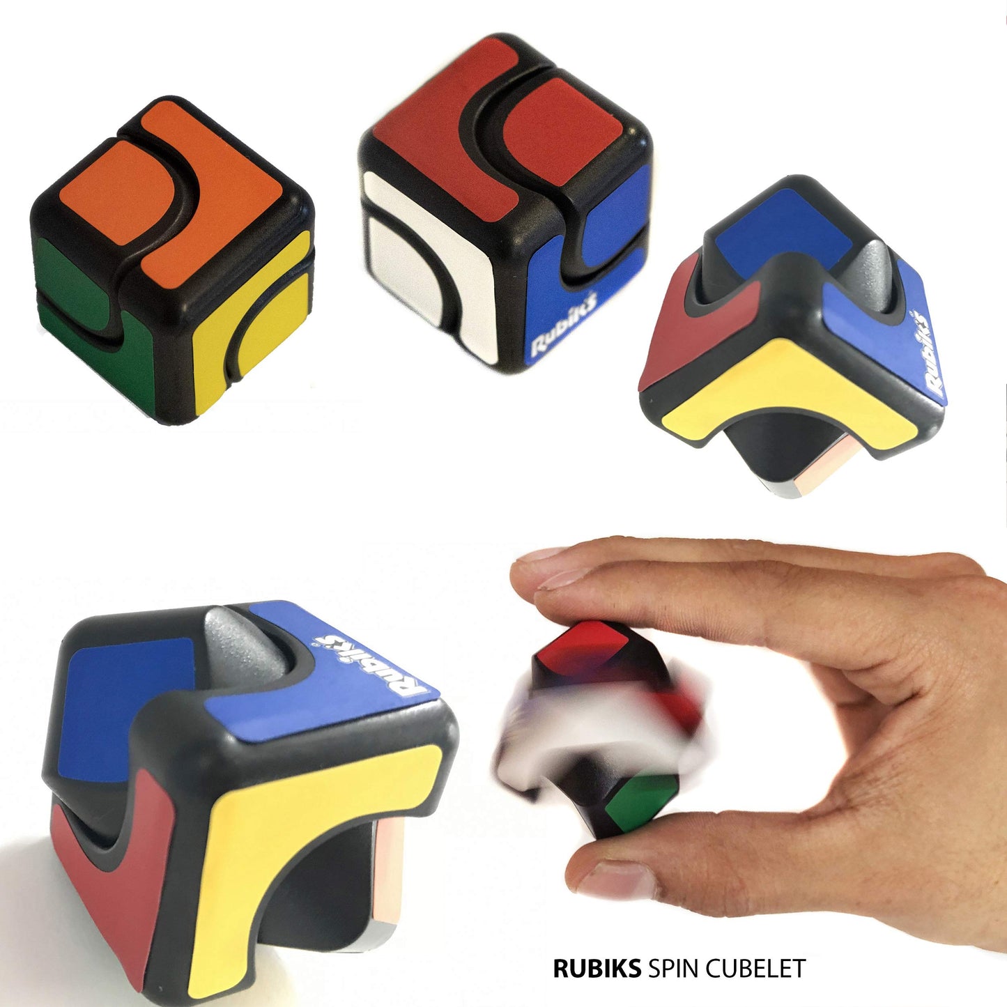 Rubik'S Spin Cubelet 2-Inch Fidget Toy