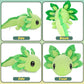 Axolotl Plush Toy,Soft Cute Axolotl Stuffed Animal Salamander Axolotl Plush Doll Gifts For Boys Girls (Green)