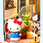 Hands Craft DIY Miniature Kit - Hello Kitty Town Square, 1:12 Scale, Wood, TGBH01, LED Lights, Perfect Gift for Fans