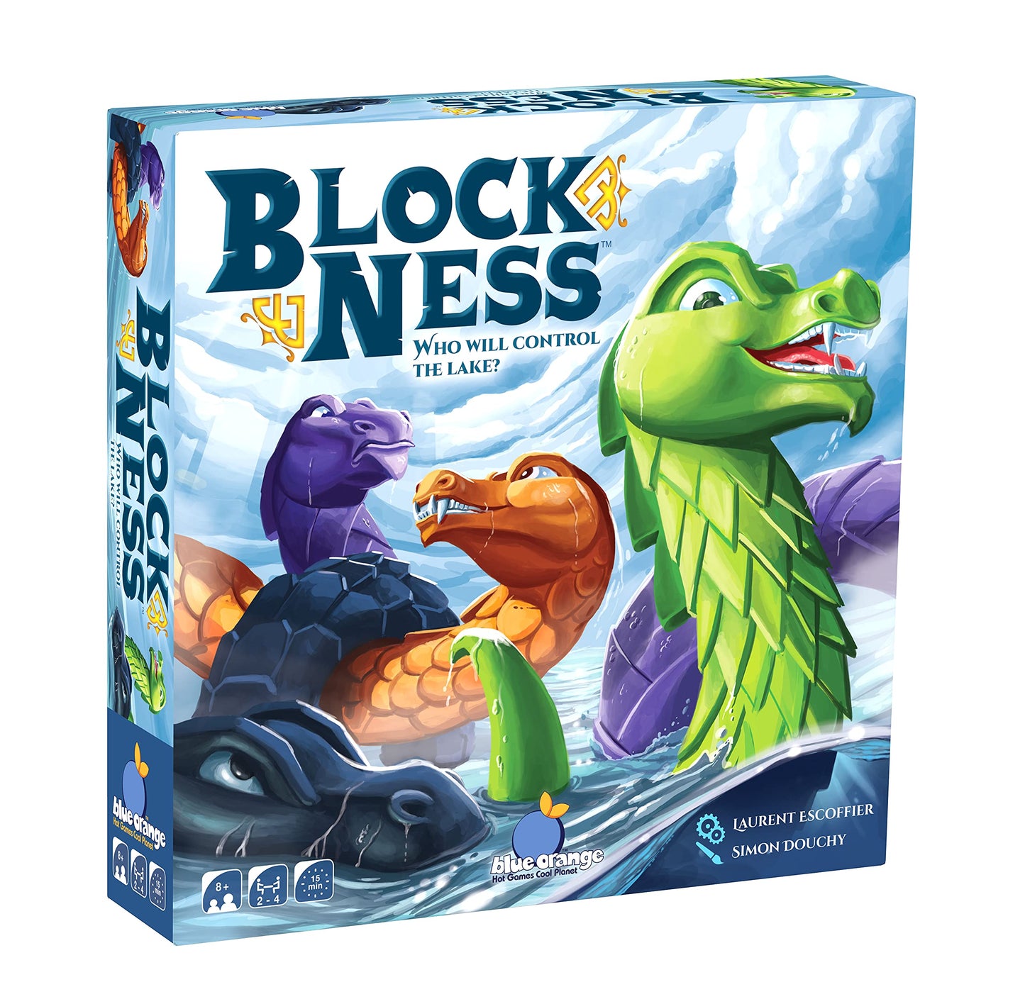 BlockNess Board Game - Family or mature-themed Strategy Game for 2 to 4 Players. Recommended for Ages 8 & Up