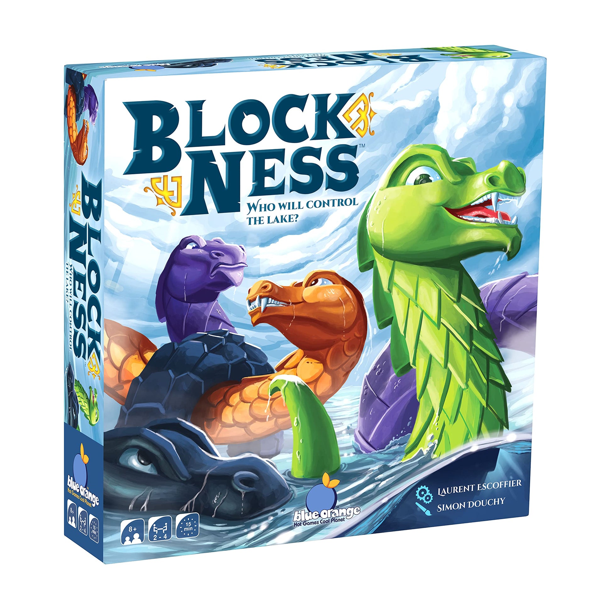 BlockNess Board Game - Family or mature-themed Strategy Game for 2 to 4 Players. Recommended for Ages 8 & Up