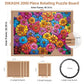 DIKASHI 2000 Pieces Rotating Puzzle Board with 6 Drawers  Lazy Susan & Transparent Cover  40.1x28.5 Portable Wooden Jigsaw Puzzle Board  Great Gift for for Puzzle Enthusiasts