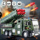 Hapyad Army Toys For Boys Age 4-7, Military Vehicle Toys With Missile Launcher Metal Cab, Friction Powered Army Toys Military Tr