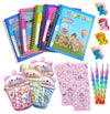 TERA13 (30 Pcs) Kanya Pujan Return Gift for Kids  Stationery Combo with Magic Coloring Book, Lanto Pencil, Pouch, Stickers & Er