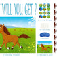 Morcheiong Pin The Tail On The Horse Birthday Game With 48Pcs Tails For Kids Farm Birthday Party Supplies Decorations Favors