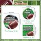Football Party Supplies Kit Serve 50, Includes Dinner Plates, Dessert Plates, Napkins,Football Birthday Party Football Game Day