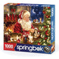 Springbok Christmas Kittens 1000 Piece Jigsaw Puzzle For Adults And Kids Features Santa Clause Playing With Adorable Kittens