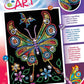 Sequin Art Red, Butterfly, Sparkling Arts and Crafts Picture Kit; Creative Crafts for Adults and Kids