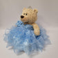 KINNEX COLLECTIONS SINCE 1997 20'' Quince Anos Quinceanera Last Doll Teddy Bear with Dress (Centerpiece) ~ ARC16832-15R (Royal B