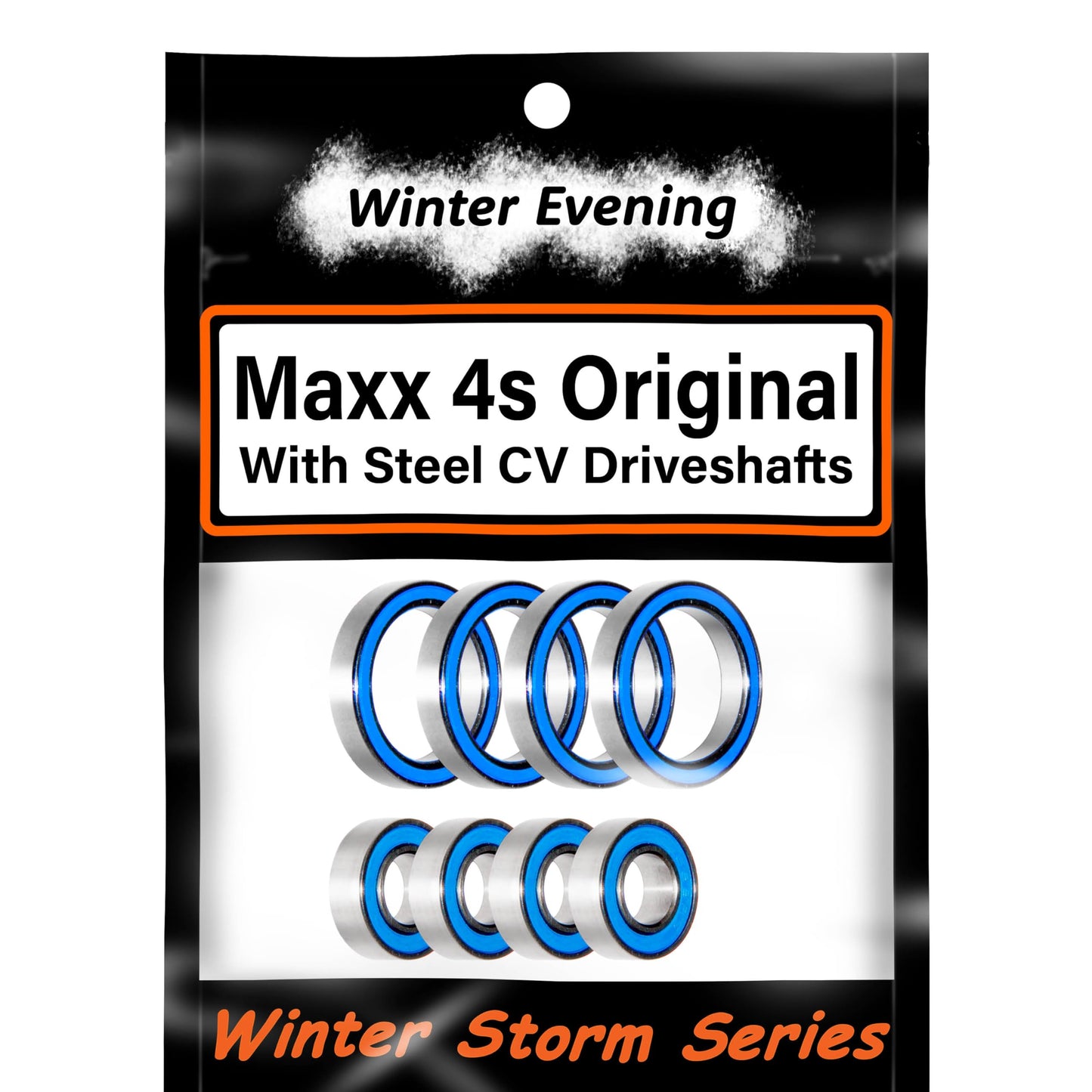 Winter Evening Traxxas Maxx 4s Steel CV Axle Upgrade & Wheel Hub Bearings Kit, Model 1315