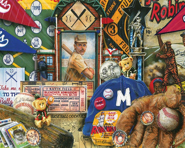 Springbok'S 1000 Piece Jigsaw Puzzle Vintage Baseball - Made In Usa