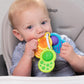 Fat Brain Toys Dimpl Clutch, Popping Sensory Take-Along Baby Toy & Teether For Babies 0 Months+, Fidget Toy