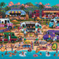 Buffalo Games Pun Fuzzles Hawaiian Food Truck Festival 1000 Piece Jigsaw Puzzle - Large Multicolor, Model 11204