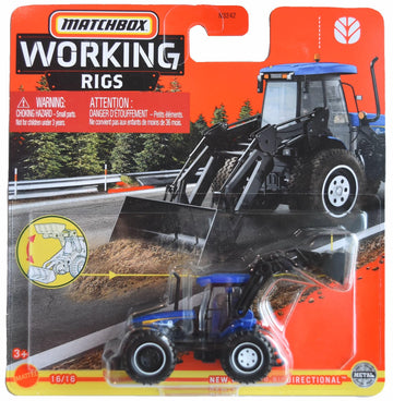 Matchbox New Holland Biodirectional, Working Rigs 16/16 [Blue]