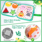 Cobelae Montessori Felt Quiet Book for Toddlers 1-3, Small, Green/Blue/Pink, Busy Board Toy, Sensory Learning Activities