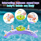 Baby Pool Float With Canopy,Interactive Toy Play Console & Adjustable Safety Seat | Infant Pool Float With Handle | Baby Float W