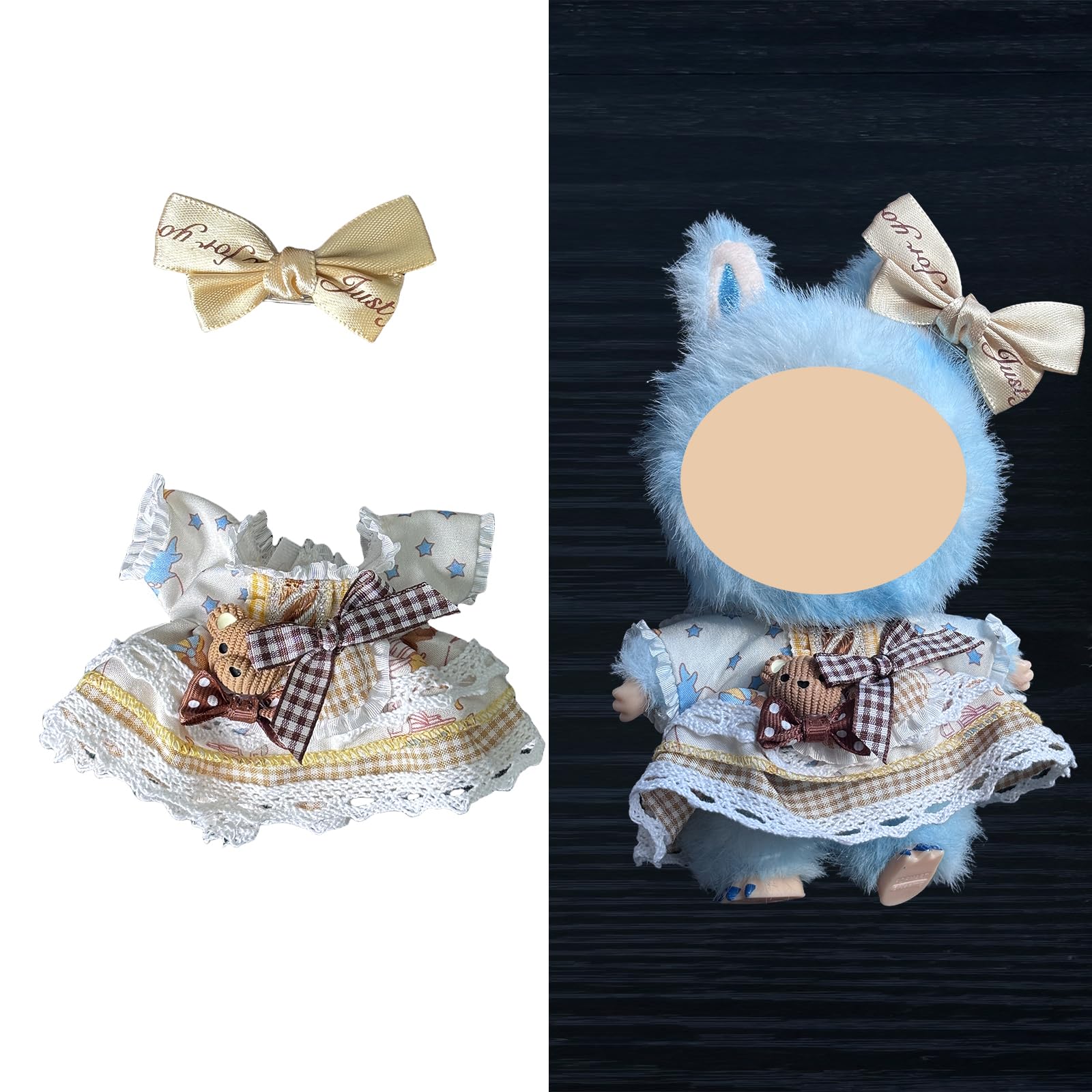 Doll Clothes - Compatible with LBB 5.91-6.7inch(15-17cm) Dolls as Accessories Only  enhanced Dolls Outfit with Accessories  Hand Crocheted Hat  Sweaters  Bag 25