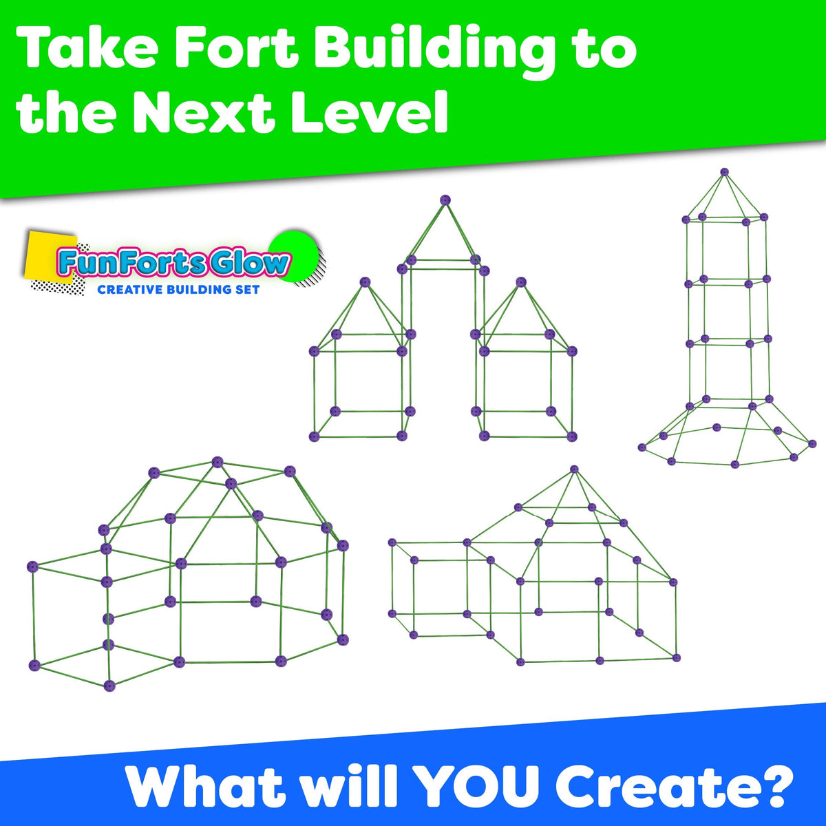 HUGH Glow in the Dark Fort