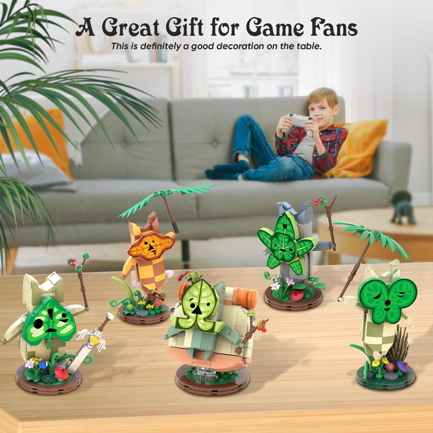 Koroks Building Set, 5 Characters Building Block Sets For Botw Fans, Cute Game Merch Action Figures, Great Toys Gifts For Fans K