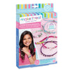 Make It Real: Rainbow Bling Bracelets Kit - Create 5 Unique Cord Charm Bracelets, 82 Pieces, Includes Play Tray, All-In-One, DIY