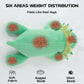 Gudisi 5 Pounds Weighted Dinosaur Stuffed Animals 23.6Inch Large Green Weighted Dino Plush,Huggable Companion For Kids & Adults,