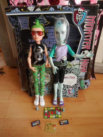 Monster High Mansters 2-Pack Gil Webber And Deuce Gorgon
