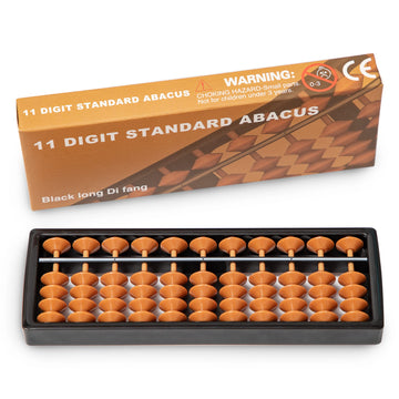 Digital Standard Abacus-17.8 Cm-Professional 11-Column Soroban Calculator (Functional And Educational Tool)