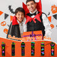 JUNEBRUSHS 30Pcs Halloween Scratch Bookmarks, Rainbow Magic Scratch Paper Art Pumpkin Bat Spider DIY Crafts Kit for School Class