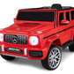 Kid Trax Electric Kids Luxury Mercedes Benz AMG G63 Car Ride-On Toy, 6 Volt Battery, Remote Control, Ages 3-5 Years, Red