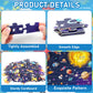 4 Packs 100Pcs World USA Map Puzzles for Kids Ages 4-6 Solar System Earth Exploration Jigsaw Puzzles Xmas Party Supplies World M