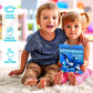 5 Pack Crafts For Kids Ages 4-8,6-8 Sticker Paint Number Books Kids Birthday Party Favors Road Plane Travel Activity Book (Dinosaurs+Ocean+Insect+Vehicle+Horse)
