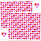 Small Heart Stickers for Kids,4000 PCS 1/2 Tiny Mini Sticker, Red and Pink,18 Sheets, Love Shape Stickers for Party Favors,Gift 