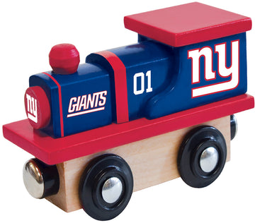 Masterpieces Wood Train Engine - Nfl New York Giants - Officially Licensed Toddler & Kids Toy
