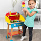 Cook 'N Grill Wood Toy BBQ Set - Includes Pretend Play Wooden Barbeque Food & Grilling Tools for Kids, Boys & Girls, More Than 3