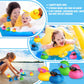24 Pcs Mini Rubber Ducks With Sunglasses, Rubber Ducks In Bulk Valentine Duck Bathtub Toys For Cruise Valentines Kids Classroom Gift Exchange(Yellow, Blue, Pink, Black, Green, Eyeglasses)