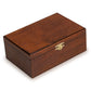 Wegiel Handmade Chess Pieces Set, Brown Wood, 8.3"L x 5.7"W x 3"H, Model SH-CH104-A, Includes Storage Case