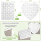 Sumind 10 Sets Blank Sublimation Puzzle Jigsaw Rectangle Heart Shaped White Diy Custom Puzzle Heat Press Thermal Transfer Pearl(A5-48 Rectangle And 75-Heart Shaped)