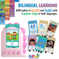 Gufino – Spanish English Bilingual Flashcards For Toddlers 3-5 Years – Montessori Toys For 3+ Year Old, Preschool Supplies Learning Resources – Juguetes Para Niñas De 3 Años O Mayores. Pink