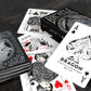 Bicycle Black Dragon Silver Foil Premium Playing Cards, 1 Deck