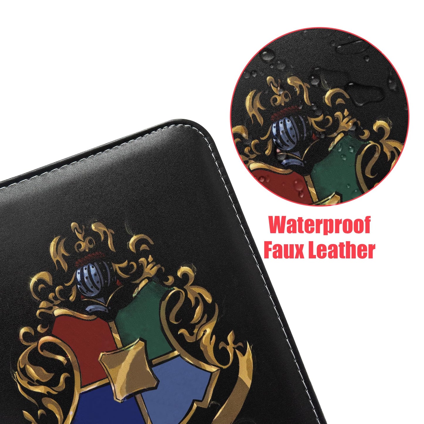 Anime Card Binder for Trading Cards 4 Pocket with 60 Sleeves up to 480 Cards Waterproof Card Storage Bag with Sleeves