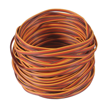 50 Feet 22Awg Servo Extension Cable Wire Extended Wiring 60 Cores Cord Lead For Rc Helicopter Drone Cars Diy Accessories