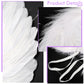 Ttq3Pcs Kid Angel Costume Set Include Girl Angel Dress,Light Angel Wing And Hairband For Halloween Birthday Party Accessories