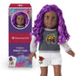 American Girl Truly Me 18-Inch Doll #91 With Gray Eyes, Purple Hair, And Very Deep Skin In Graffiti Outfit, For Ages 6+