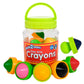 READY 2 LEARN Easy Grip Crayons - 6 Colors - 18m+ - Non-Toxic Toddler Crayons - Easiest to Hold - Refills Available