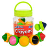 READY 2 LEARN Easy Grip Crayons - 6 Colors - 18m+ - Non-Toxic Toddler Crayons - Easiest to Hold - Refills Available