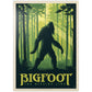 Mypuzzle Bigfoot: The Missing Link, Vintage Poster - Premium 1000 Piece Jigsaw Puzzle For Adults