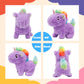 Cuteoy Walking Purple Unicorn Stuffed Animal Talking Wagging Nodding Educational Plush Toy Electric Interactive Animated Plushies For Girls Boys Birthday