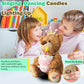 Marsjoy Musical Happy Birthday Teddy Bear With Glowing Cupcake, Animated Plush Toy Singing Dancing Talking Plush Bear Repeating What You Say Recording Toy Stuffed Animal Gift For Girl Kid