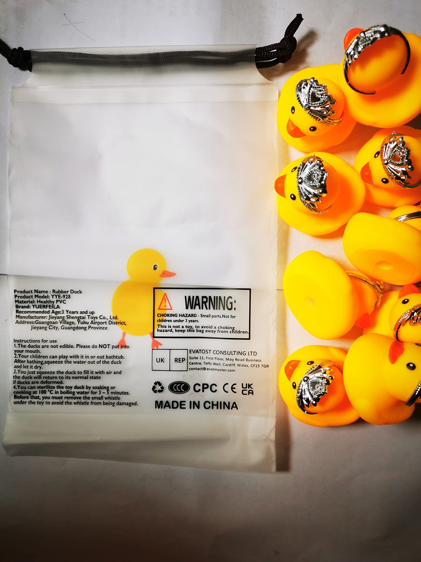 Rubber Duck Bath Duck Toys For Toddlers Boys Girls,Squeak And Float Yellow Ducks In Bulk Baby Shower Duck Decorations Party Favo